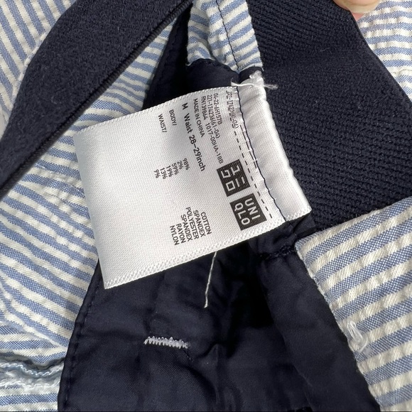 Seersucker Blue/White Pants - Picture 4 of 4